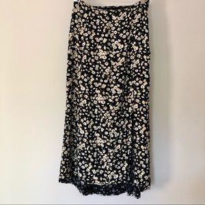 Abercrombie & Fitch Floral Midi Skirt